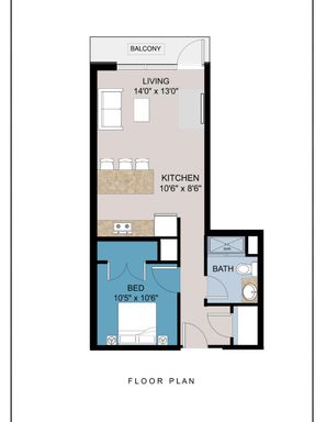 Unit # 440, 1 bd / 1 ba – photo 1