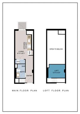 Unit # 536, Studio / 1 ba + Loft – photo 1