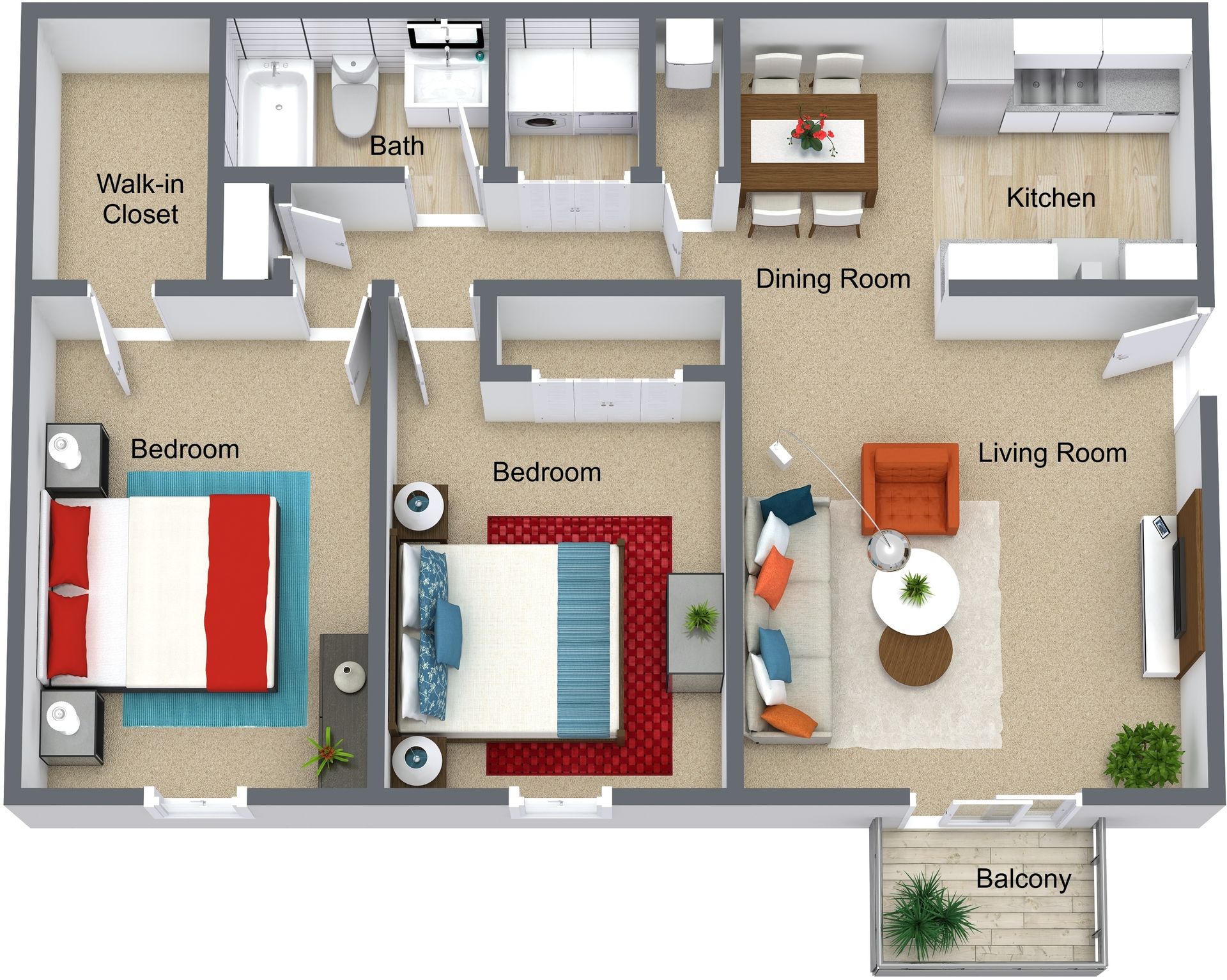 Bellevue Apartment: 1106 Grenoble Drive #14