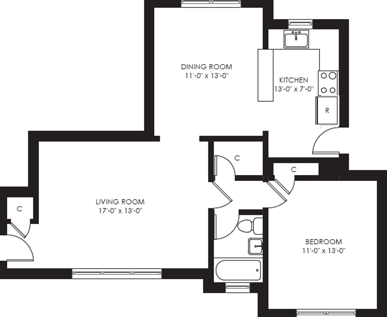 Evanston Apartment: 2730-2766 Hampton Parkway