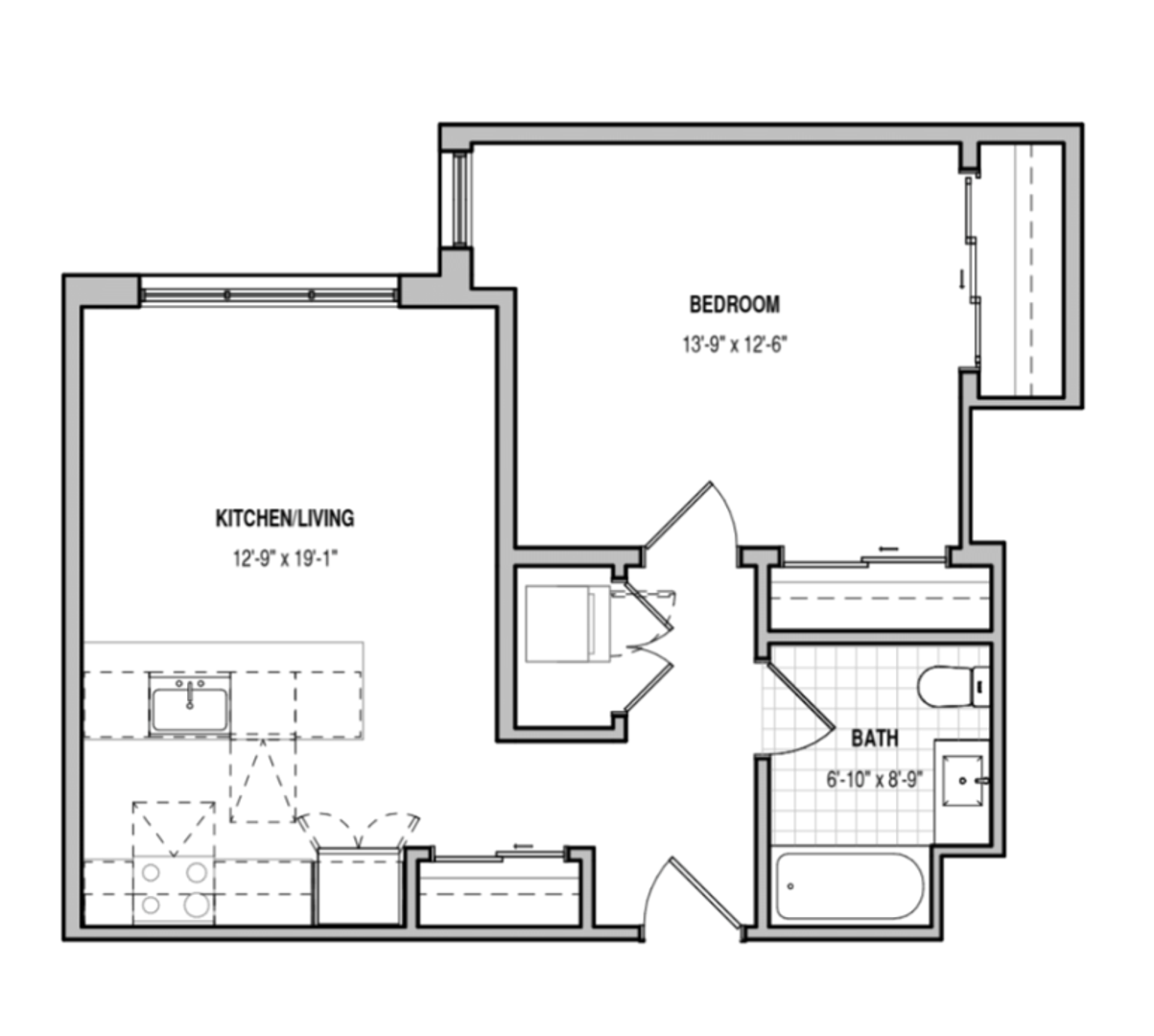 Chicago Apartment: 6044 N Winthrop Ave