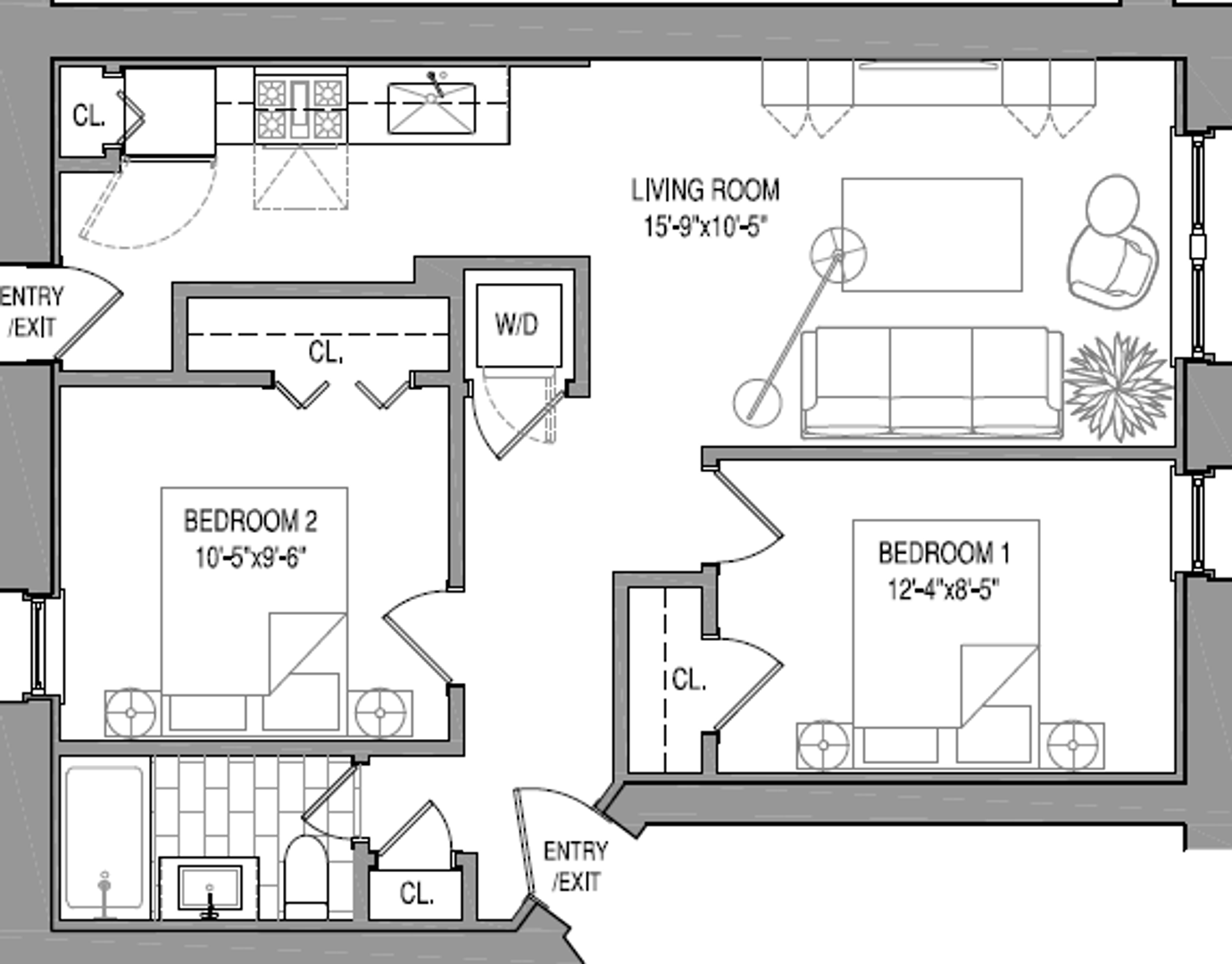 Chicago Apartment: 835-864 W. Barry Ave.