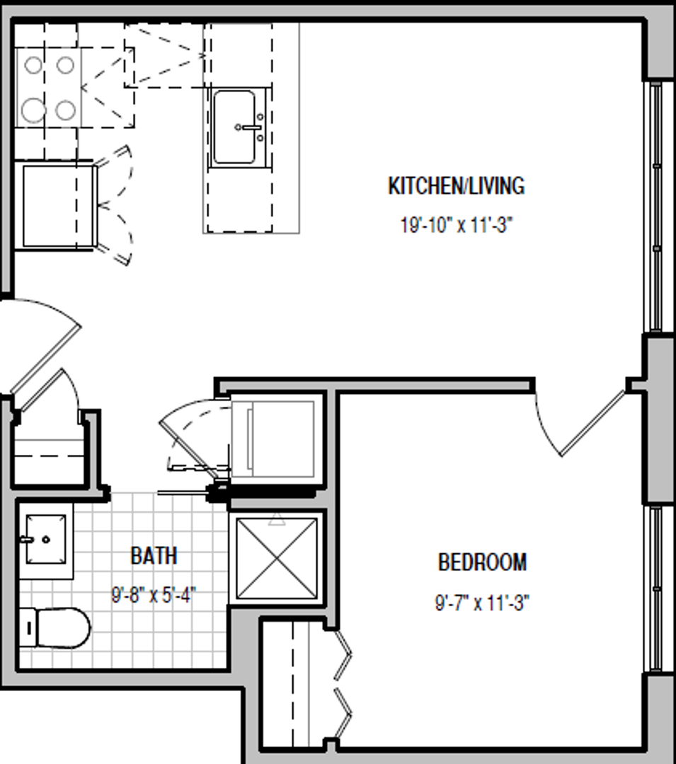 Chicago Apartment: 6044 N Winthrop Ave