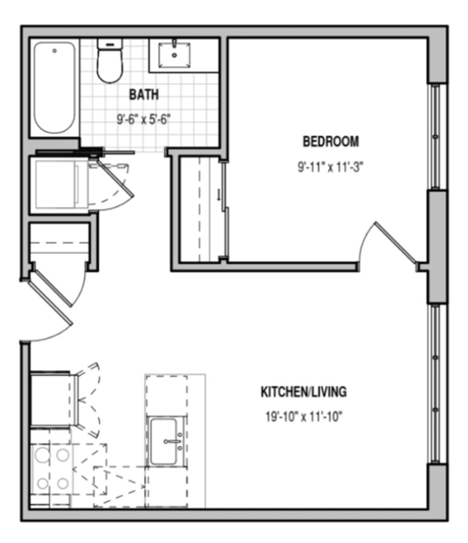 Chicago Apartment: 6044 N Winthrop Ave