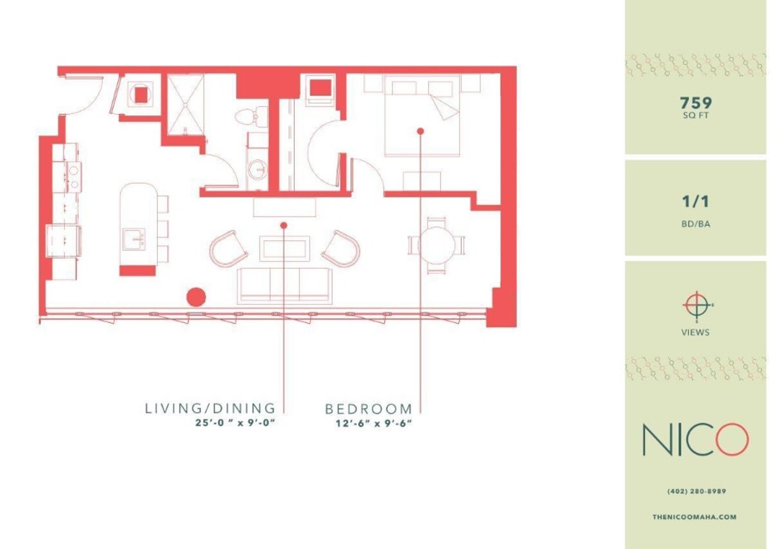 Omaha Apartment: 3024 Harney Street