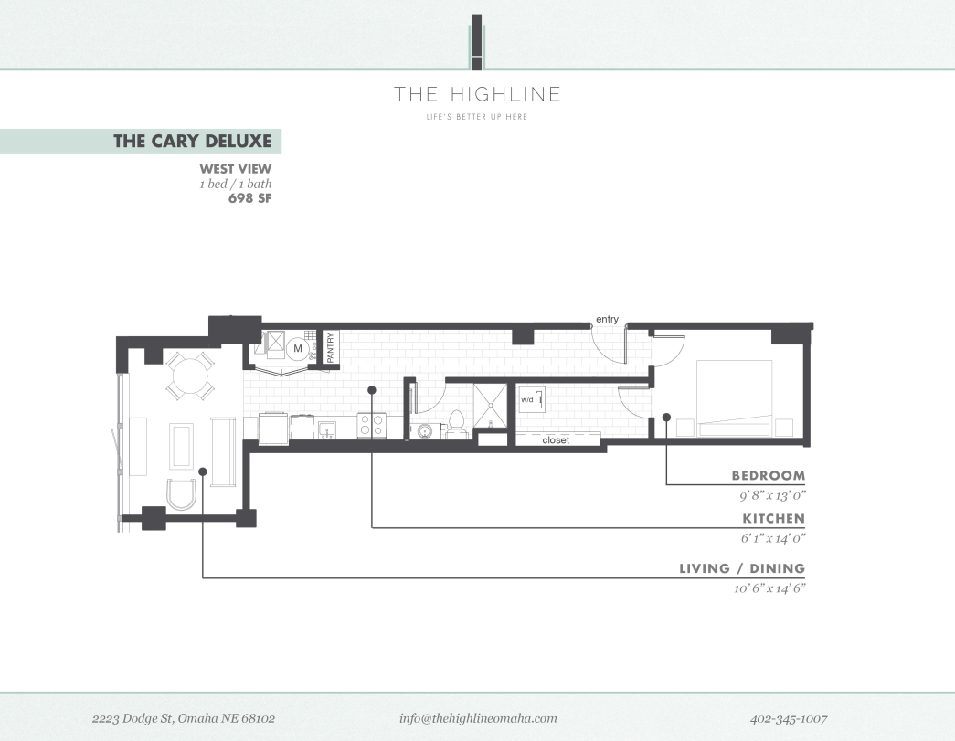 Omaha Apartment: 2223 Dodge Street