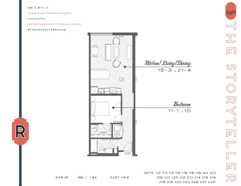 Omaha Apartment: 1015 N 14th Street