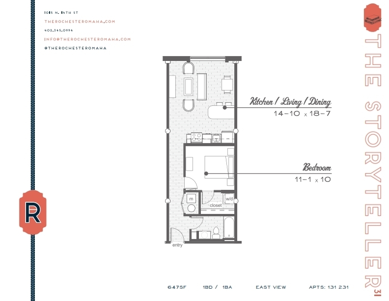 Omaha Apartment: 1015 N 14th Street