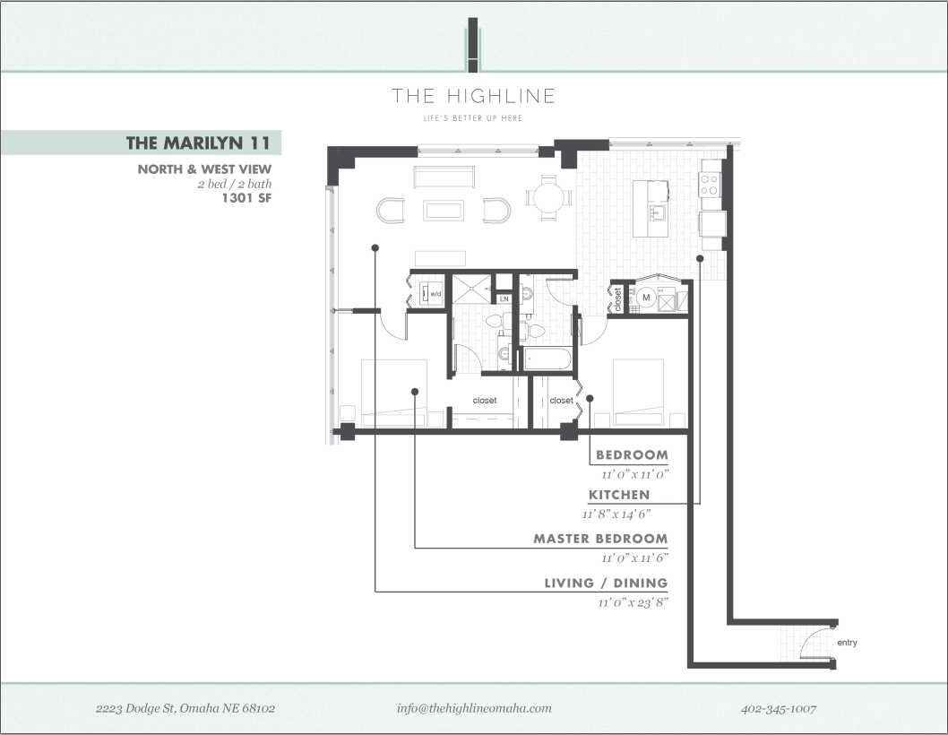 Omaha Apartment: 2223 Dodge Street