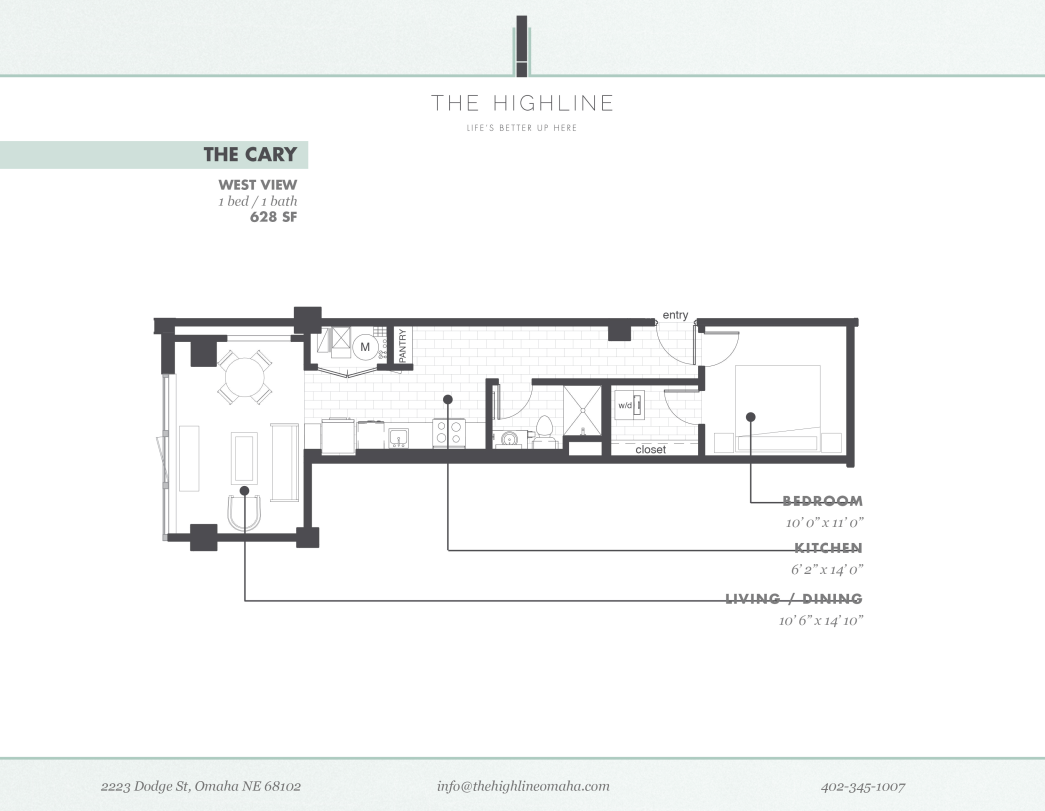 Omaha Apartment: 2223 Dodge Street