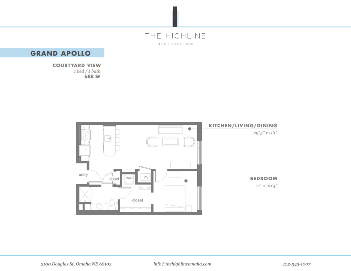 Omaha Apartment: 2100 Douglas Street