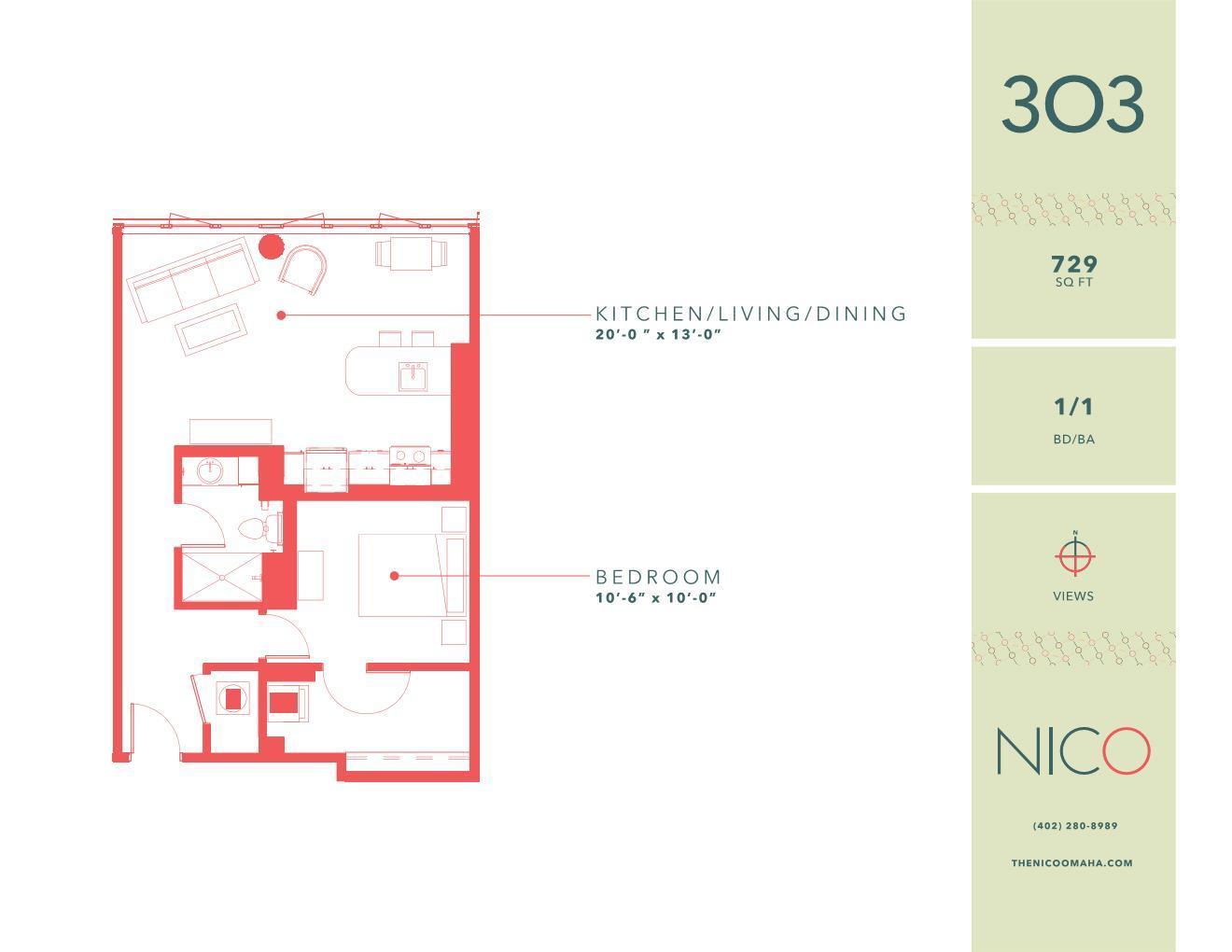 Omaha Apartment: 3024 Harney Street