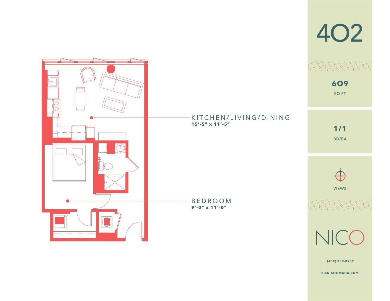 Omaha Apartment: 3024 Harney Street