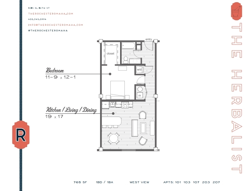 Omaha Apartment: 1015 N 14th Street