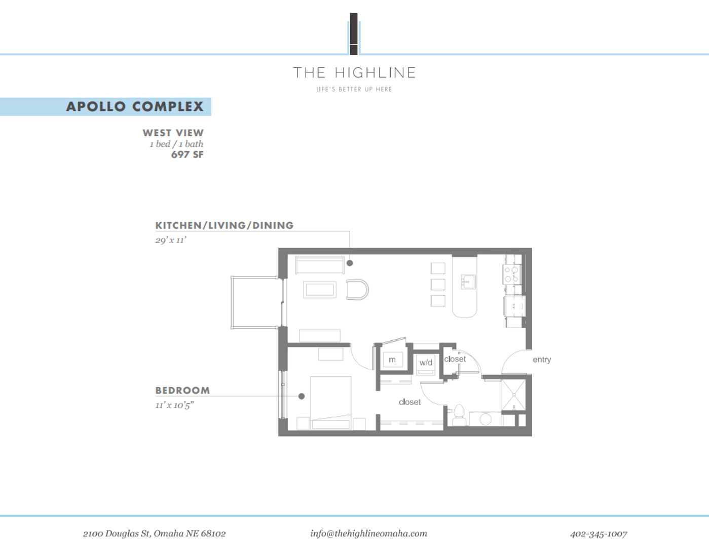 Omaha Apartment: 2100 Douglas Street