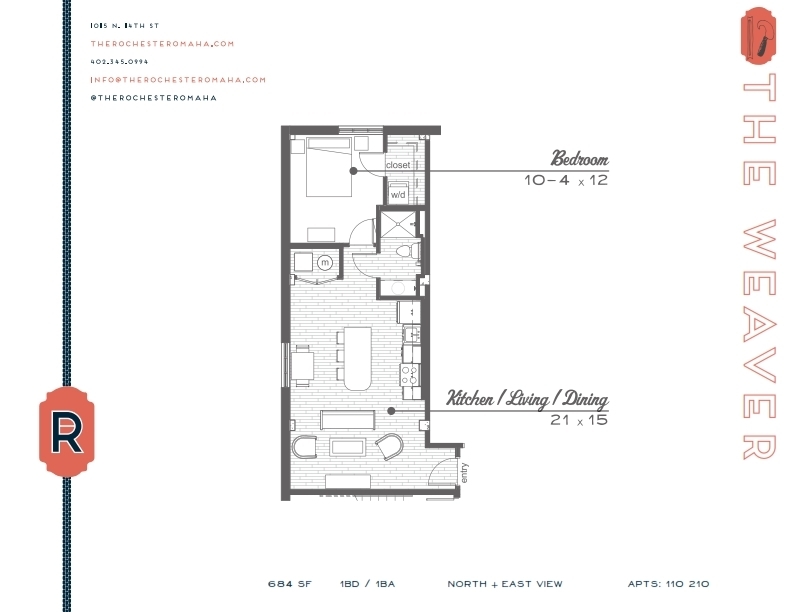 Omaha Apartment: 1015 N 14th Street