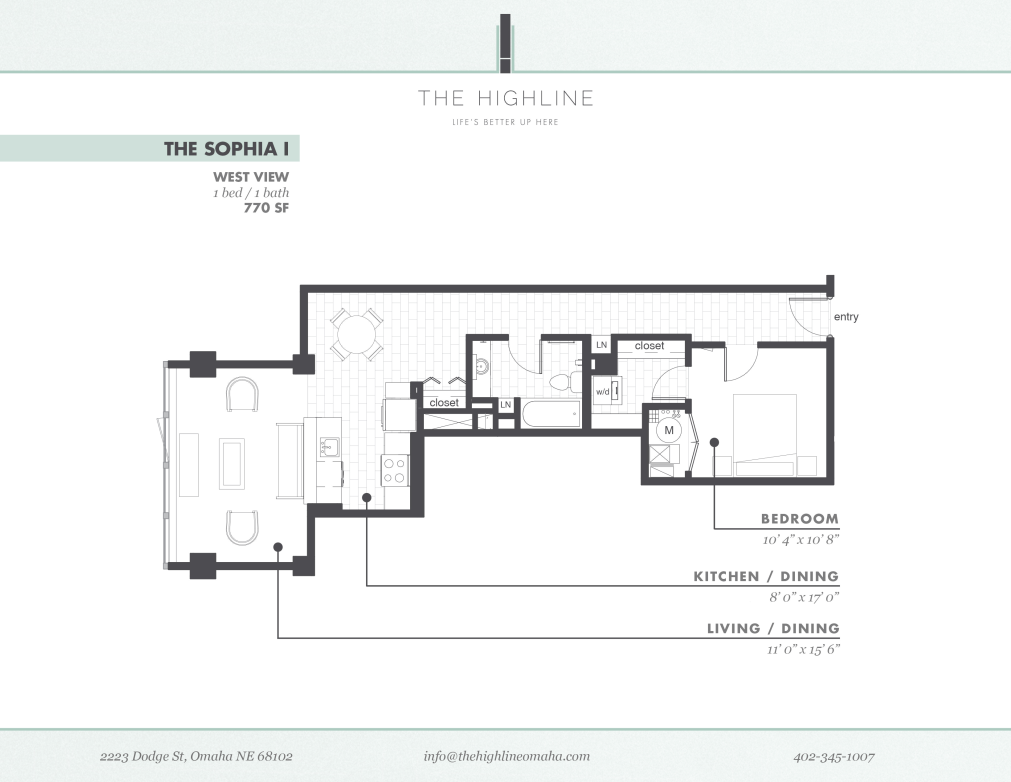 Omaha Apartment: 2223 Dodge Street