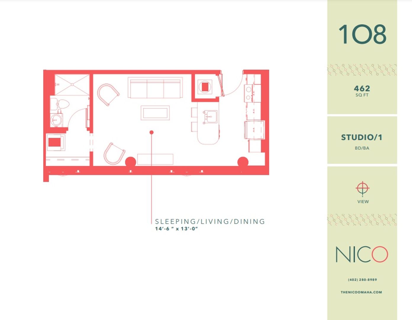 Omaha Apartment: 3024 Harney Street