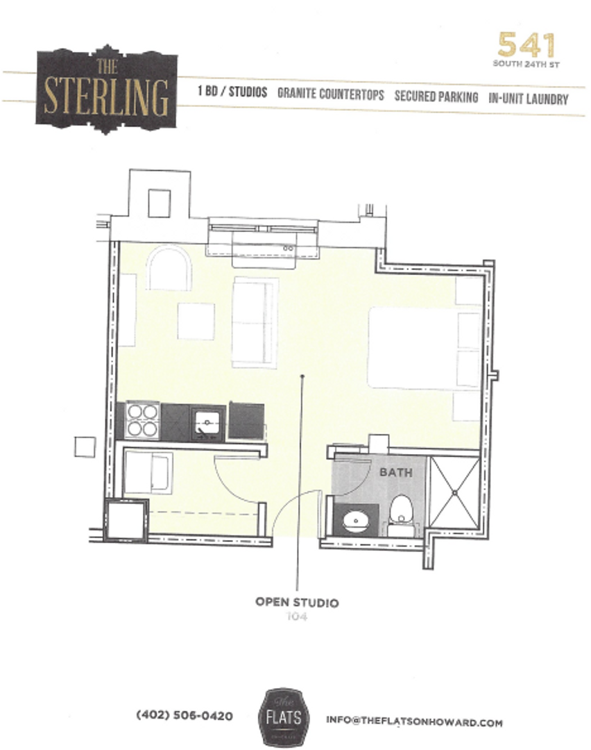 Omaha Apartment: 541 S 24th Street