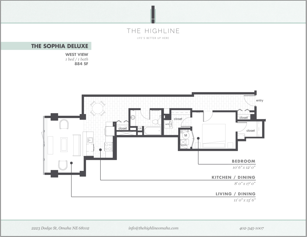 Omaha Apartment: 2223 Dodge Street