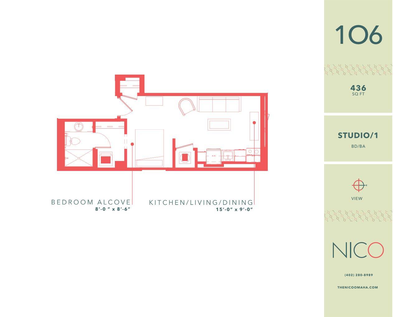 Omaha Apartment: 3024 Harney Street