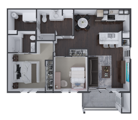Beautiful 2 Bed/2 Bath with amazing amenities!