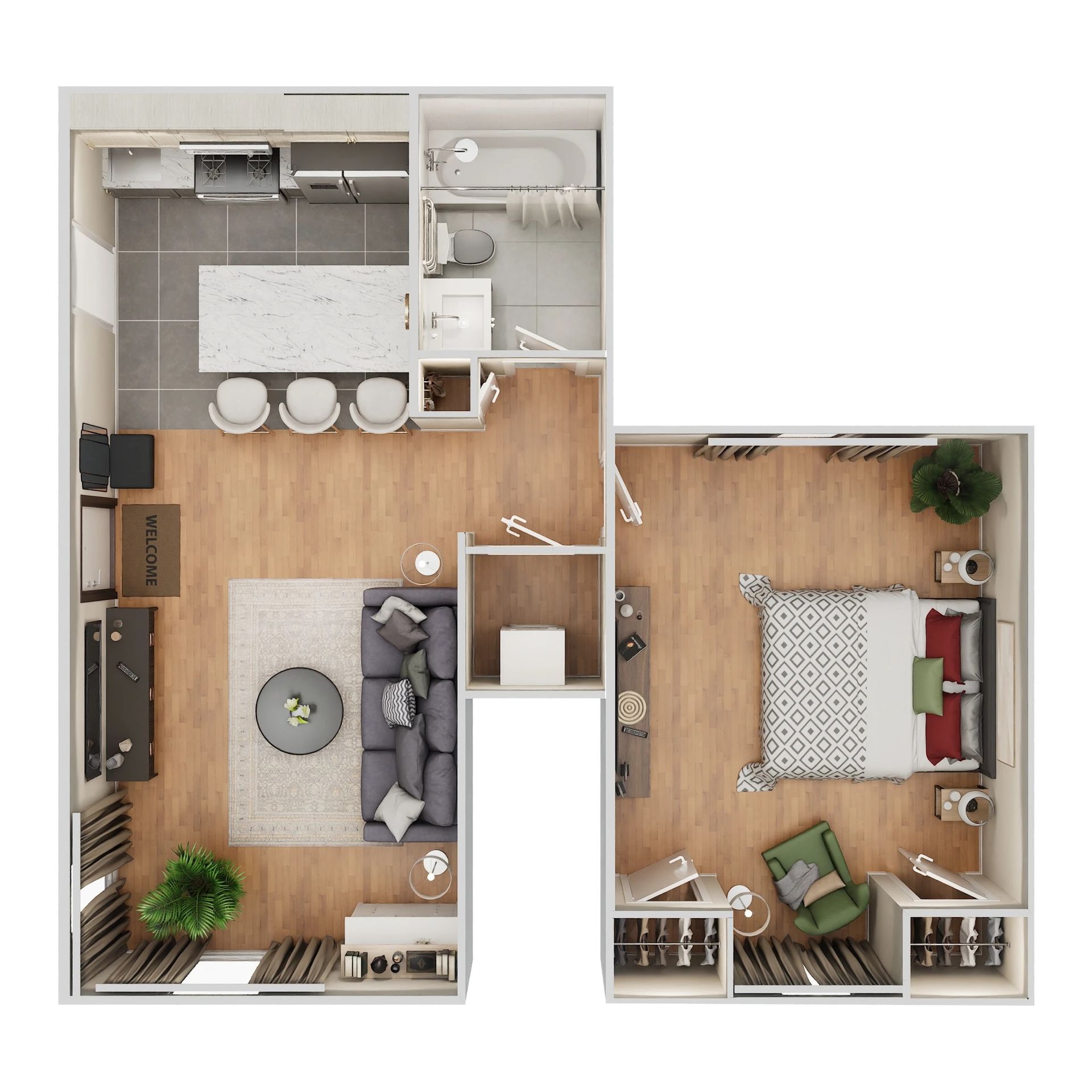 Leonia Apartment: 96E Lakeview Ave