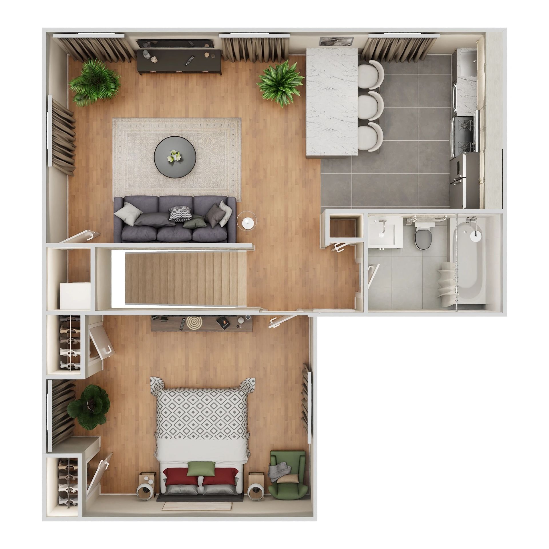 Leonia Apartment: 96E Lakeview Ave