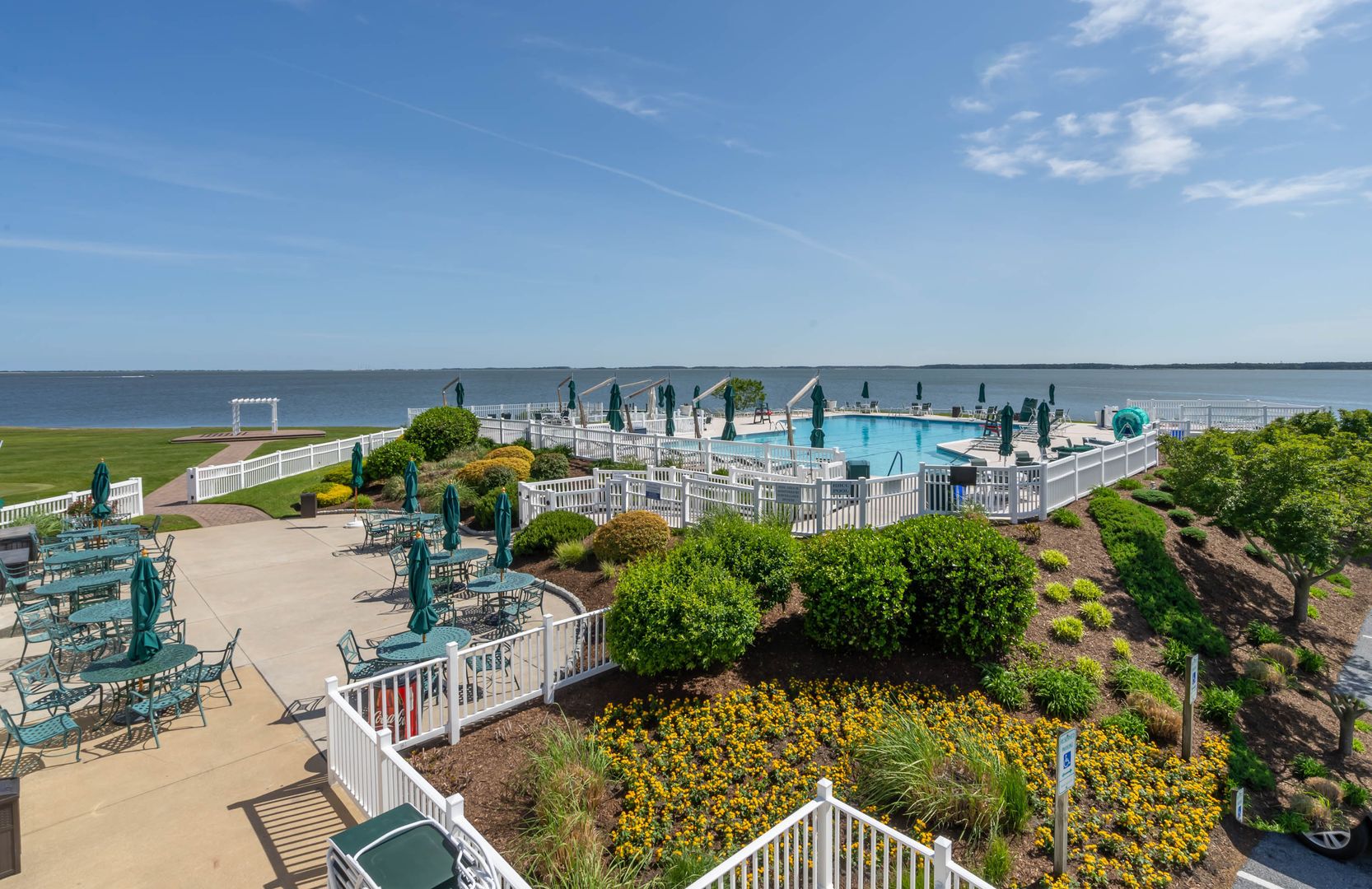 Pool at 106 Kingsbridge Rd - Rehoboth Beach Yacht and Country Club (4 of 4)