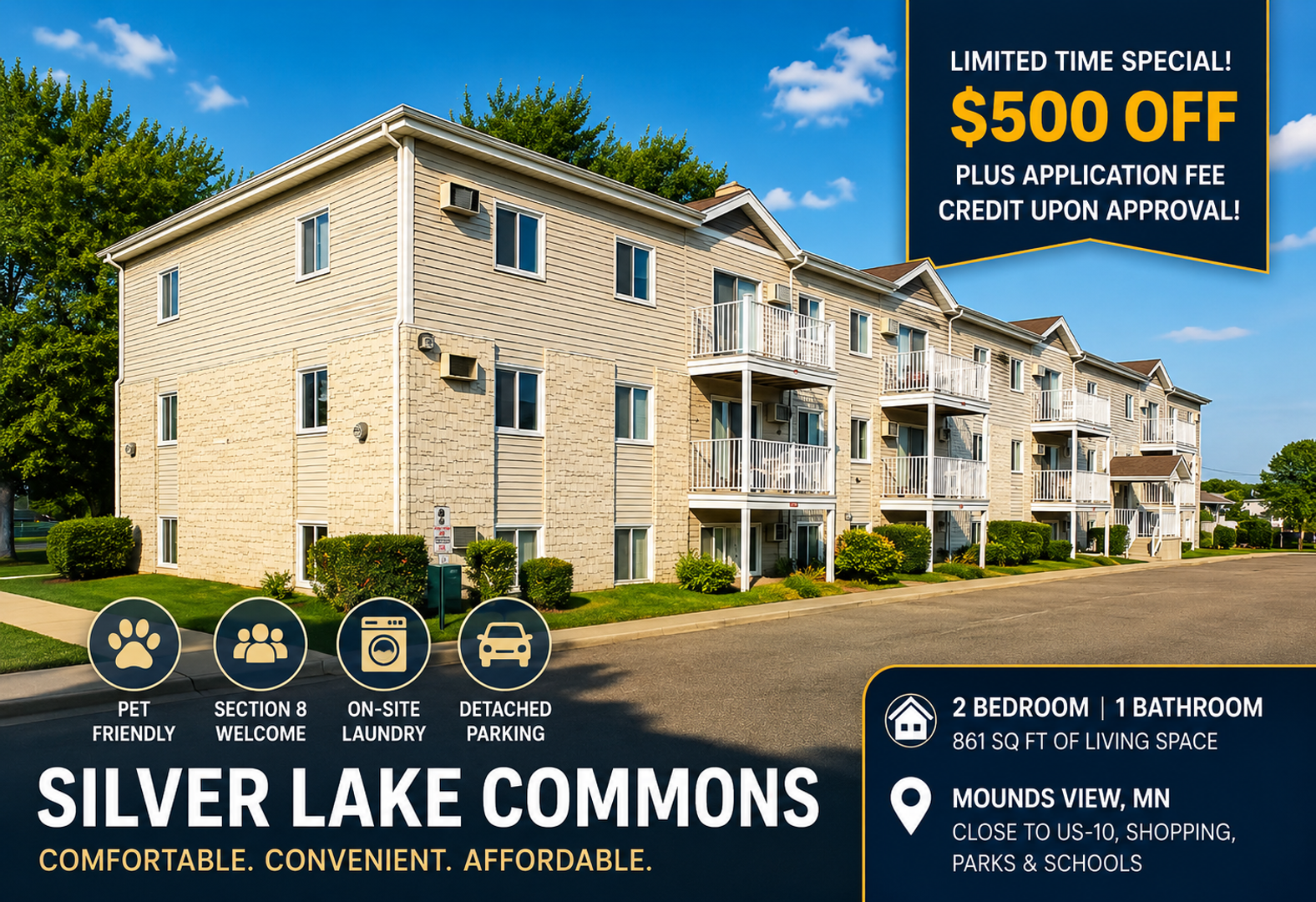 Mounds View Apartment: 2651 Mounds View Blvd