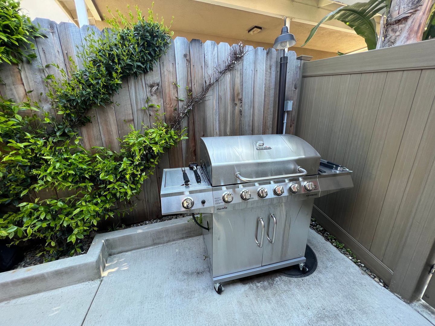 Grill area at 250 Avenida Monterey - Gorgeous Furnished San Clemente Beach House- 30 day minimum