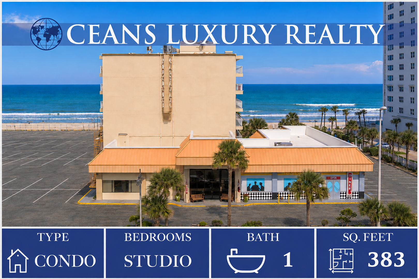 Daytona Beach Shores Condo: 2043 S Atlantic Ave #514