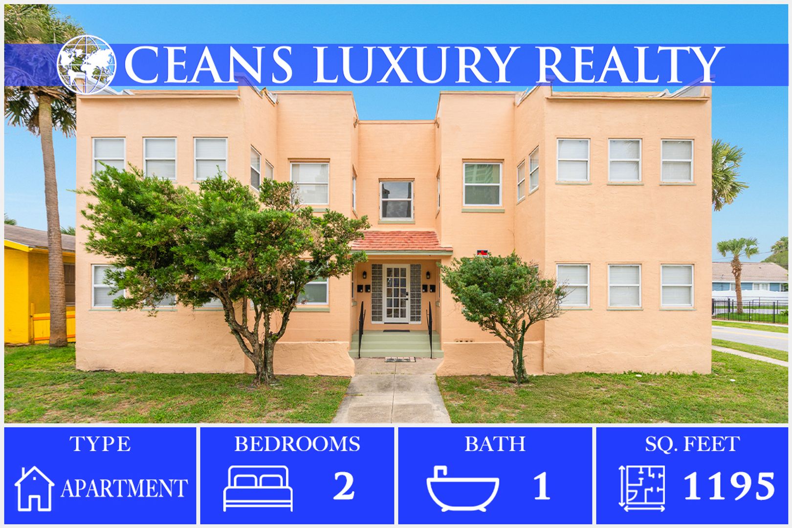 Daytona Beach Apartment: 317 N Grandview Ave