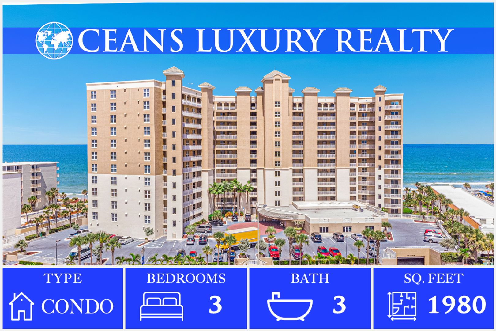 Daytona Beach Shores Condo: 2403 S Atlantic Ave #410