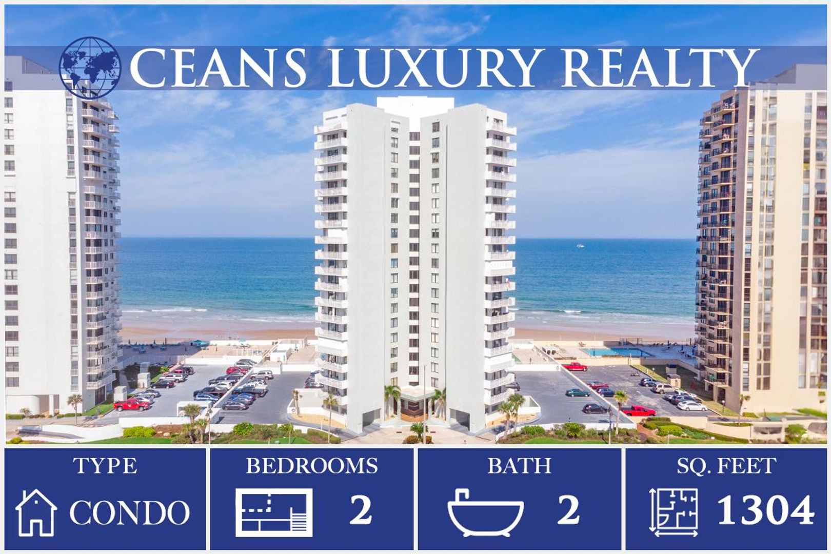 Daytona Beach Shores Condo: 3047 S. Atlantic Ave #1802