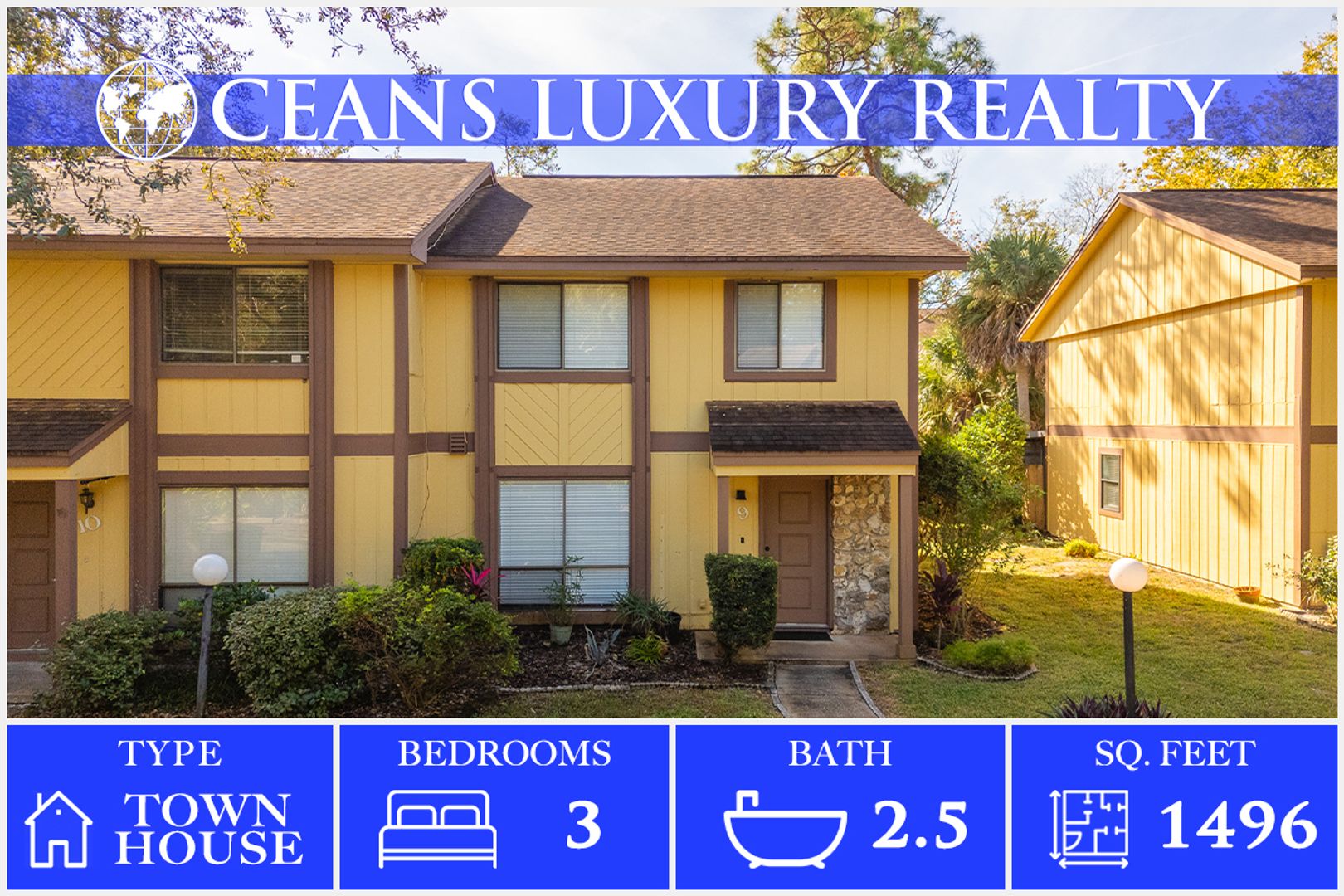 Ormond Beach Townhome: 9 Lakewood Park