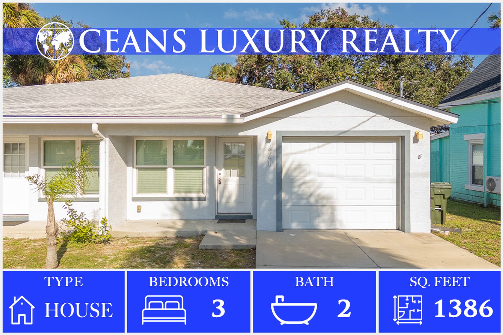 Daytona Beach House: 220 N Halifax Ave