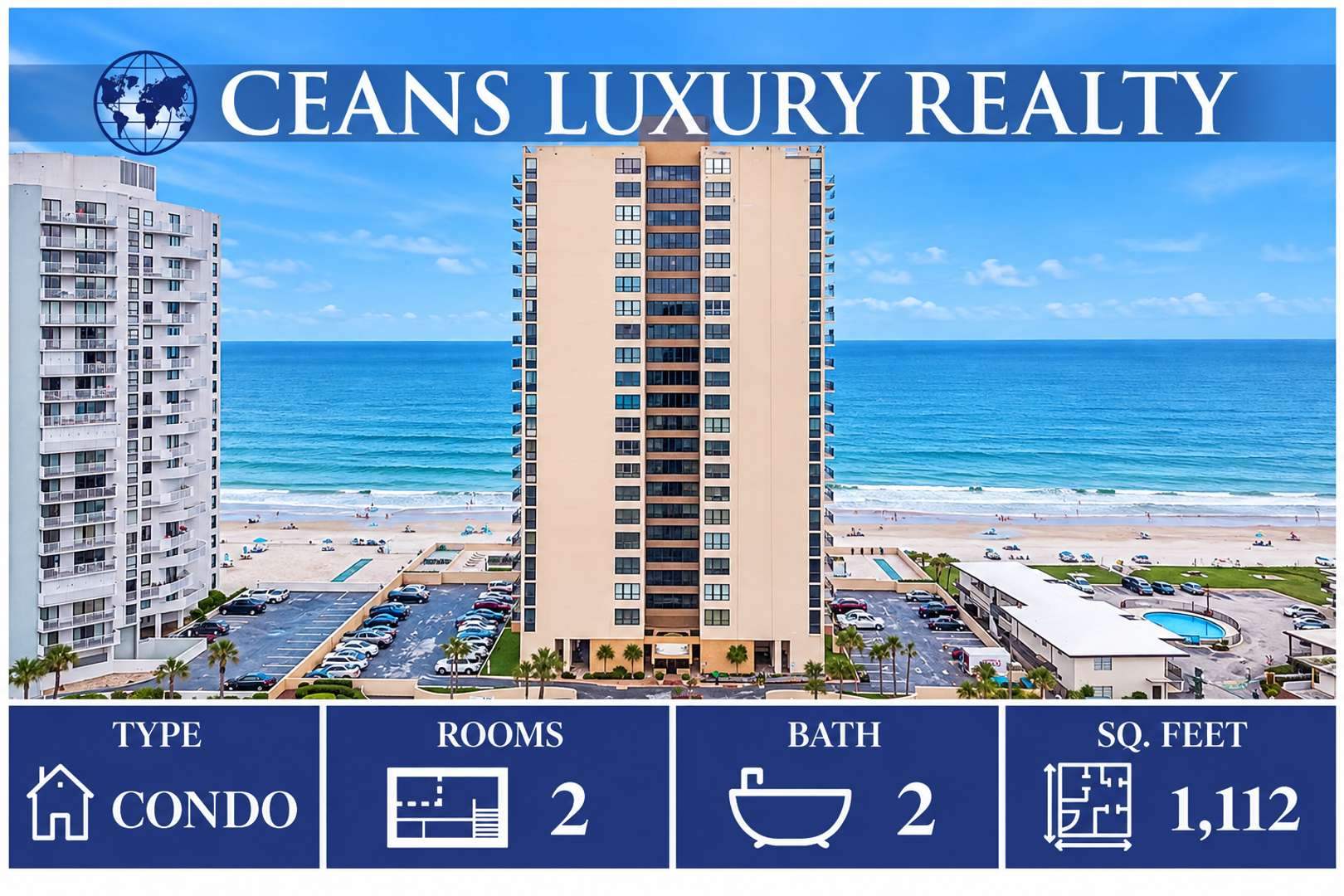Daytona Beach Shores Condo: 3051 S Atlantic Ave #505