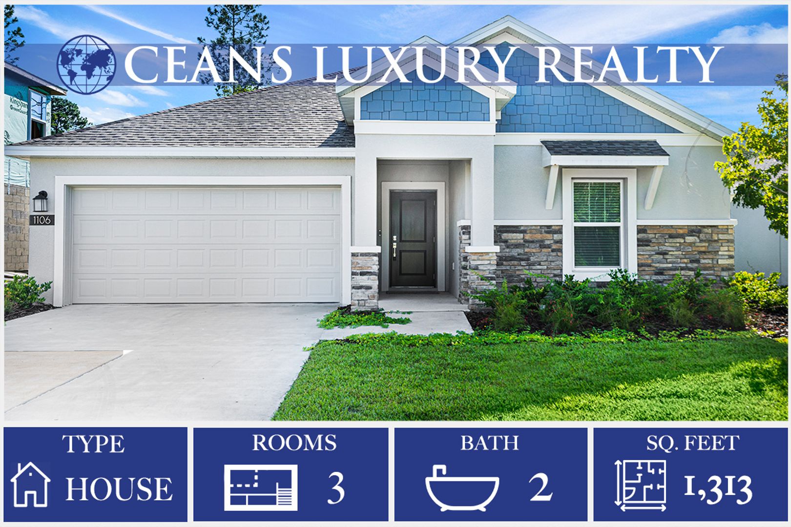 Daytona Beach House: 1106 Pacific Dunes Ct