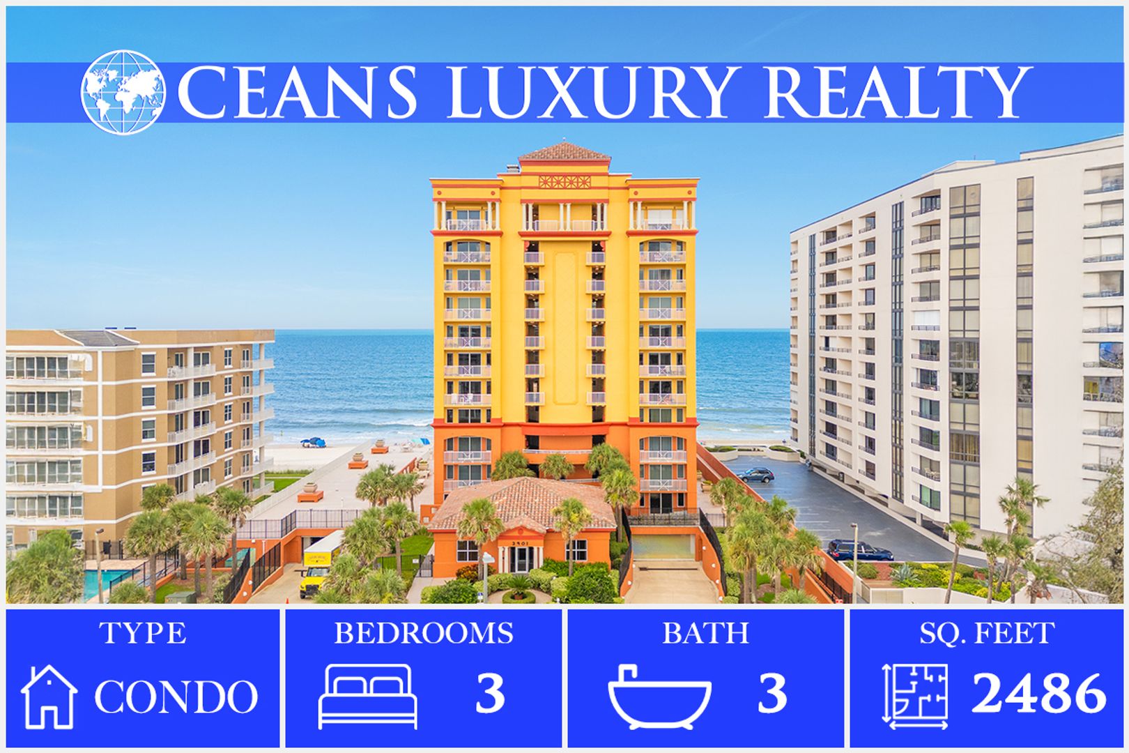 Daytona Beach Shores Condo: 2901 S Atlantic Ave #703