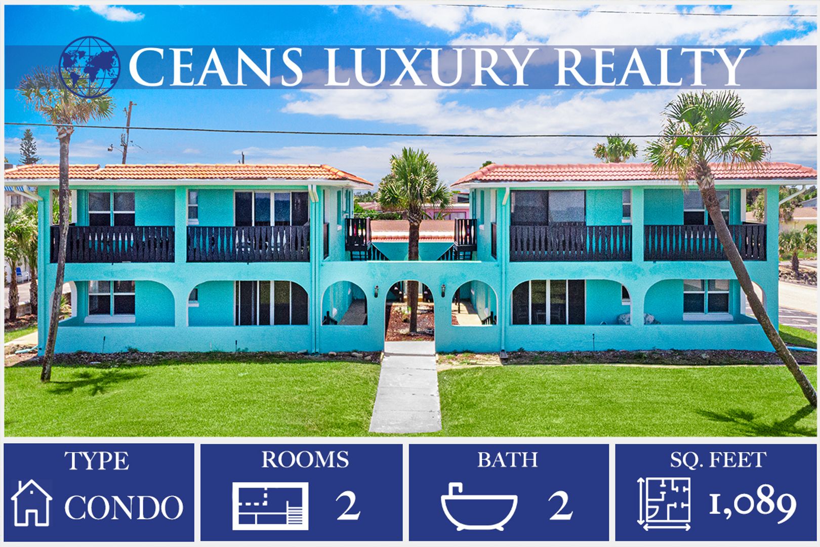 Ormond Beach Apartment: 2760 Ocean Shore Blvd