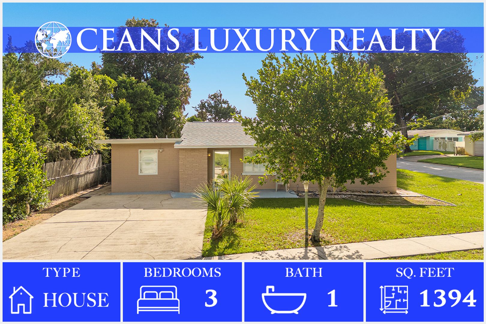 Ormond Beach House: 505 S Ridgewood Ave