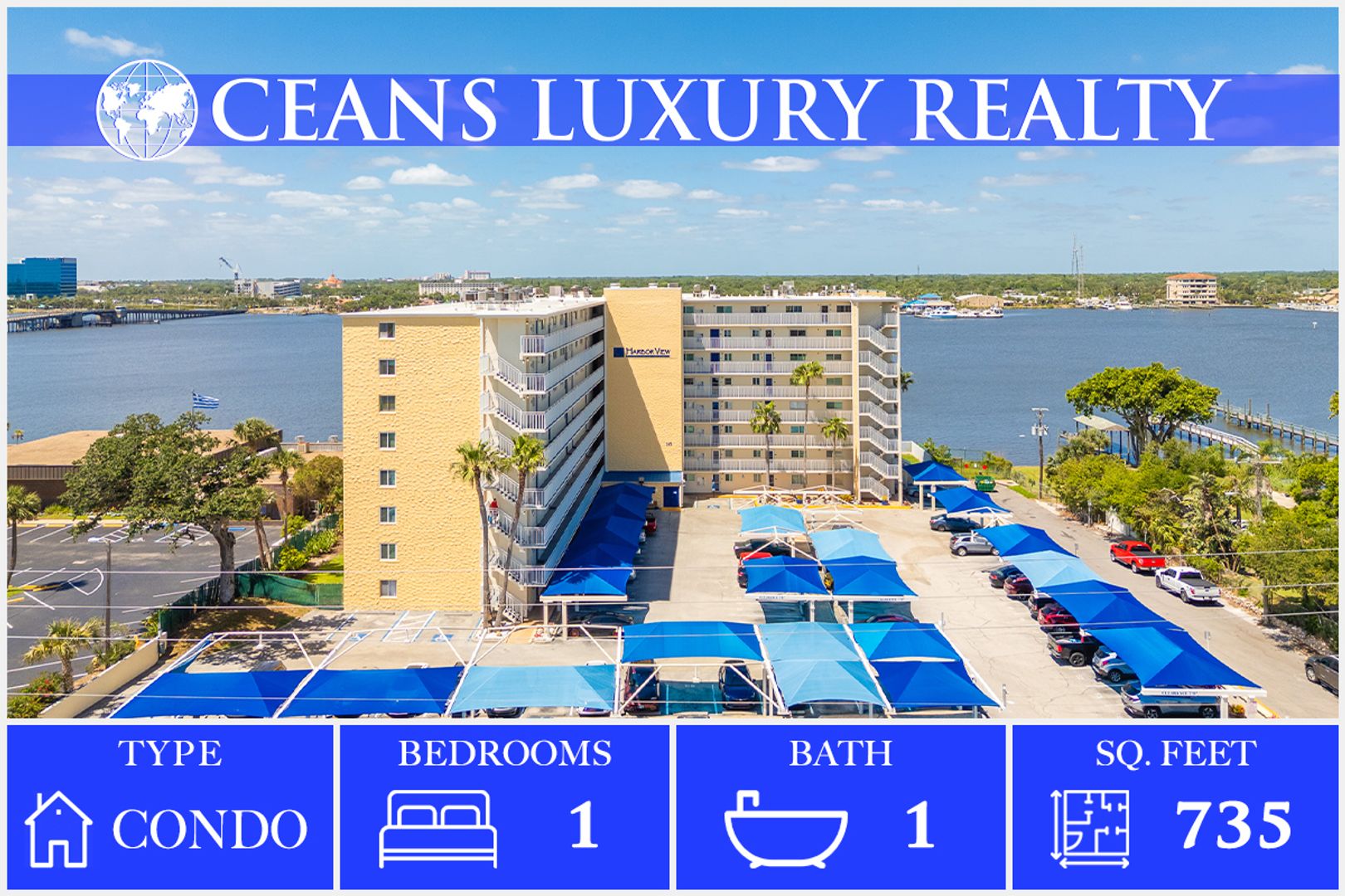 Daytona Beach Condo: 145 N Halifax Ave #703