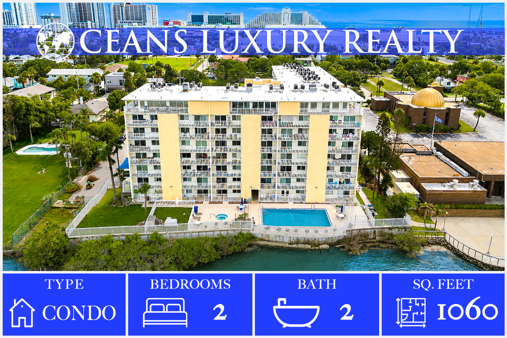 Daytona Beach Condo: 145 N. Halifax Ave #209