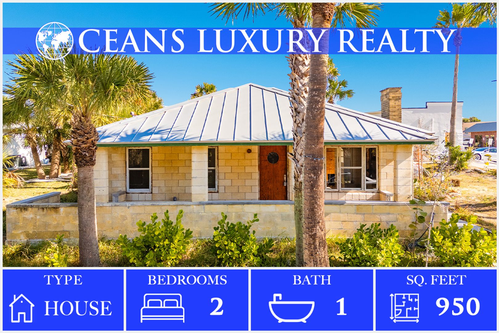 Flagler Beach House: 208 N Daytona Ave #A