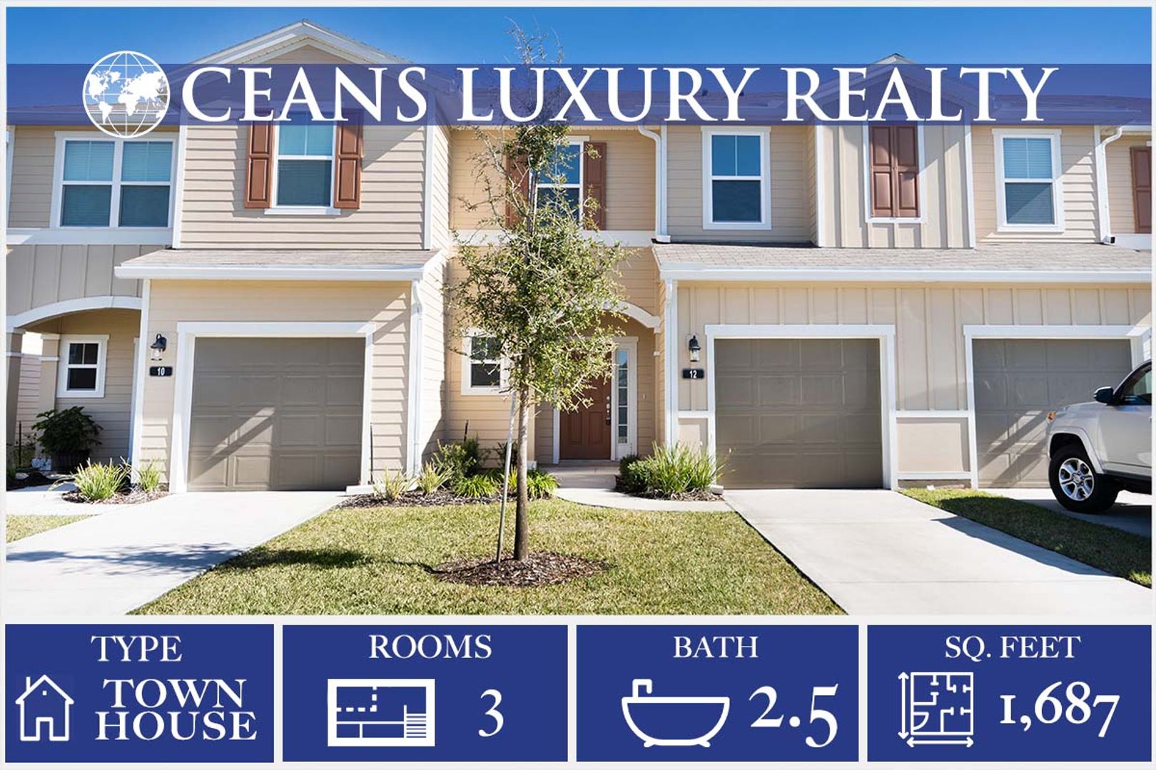 Ormond Beach Townhome: 12 Bella Vita Way