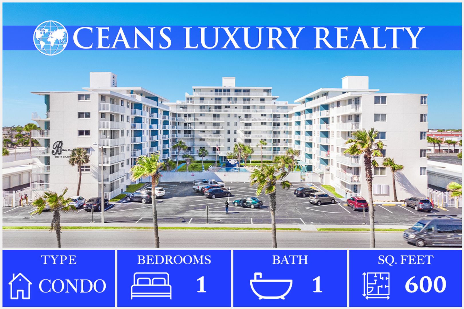 Daytona Beach Condo: 2727 N Atlantic Ave #503