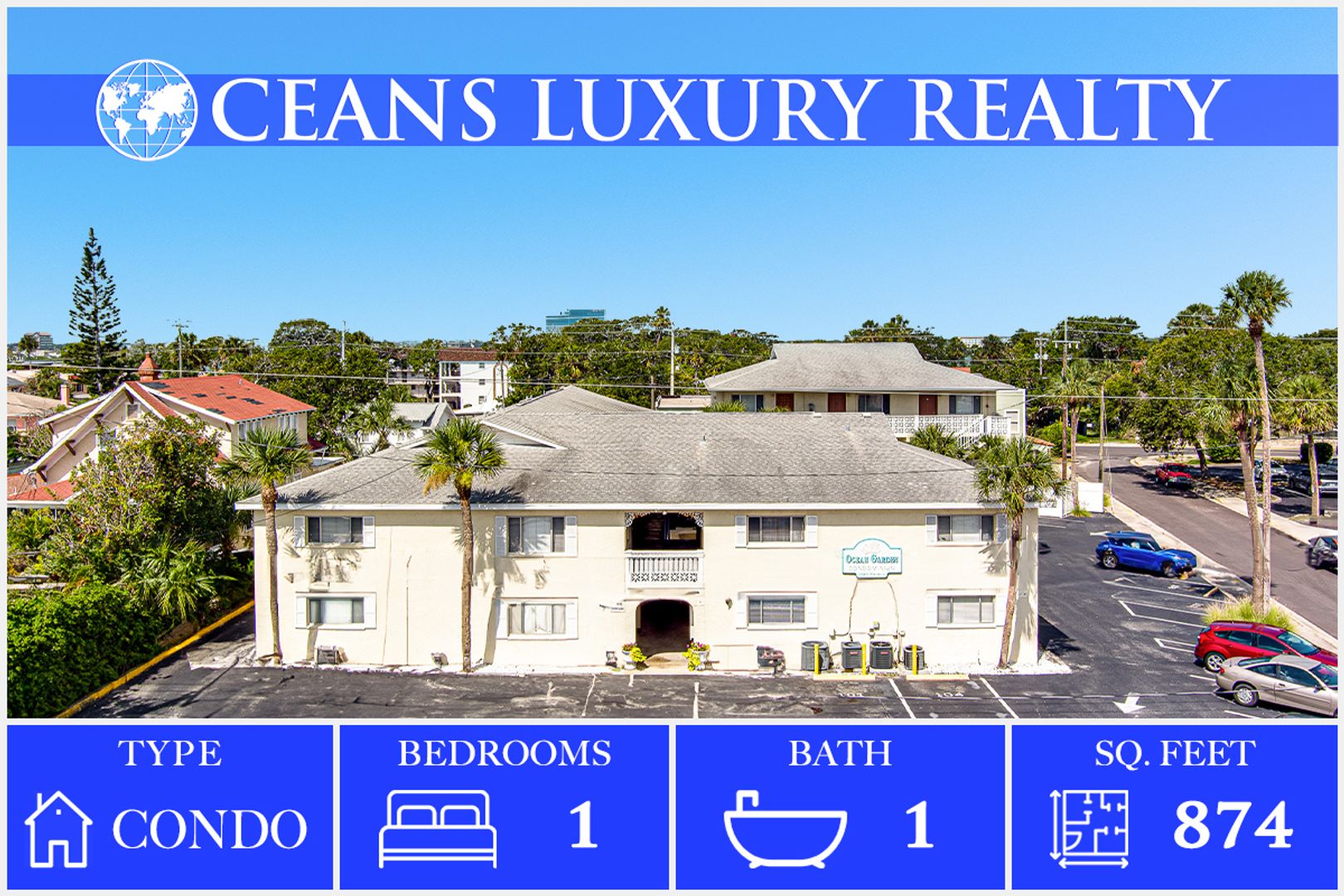 Daytona Beach Condo: 102 S Peninsula Dr #203