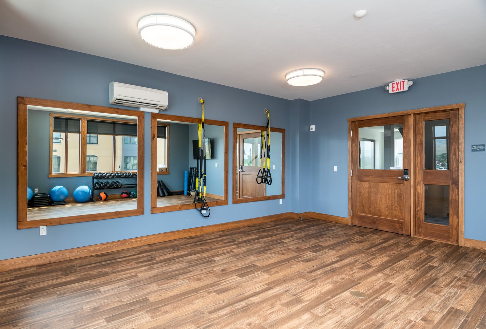 Gym at The Sawyer Student Living