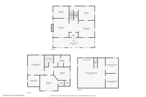 Three Rooms Remaining - Near U-M on Packard | Utilities, Wi-Fi, Parking & Laundry | Flexible Terms
